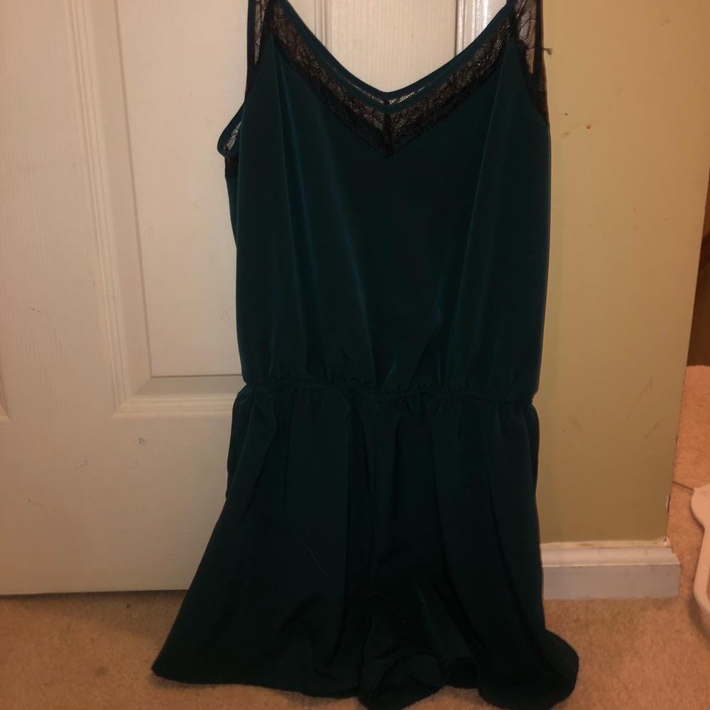 Dark green romper
